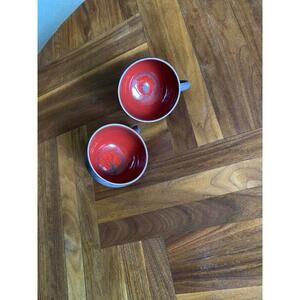 Set of 2 Vintage Pard Coffee & Tea Mugs Made in France